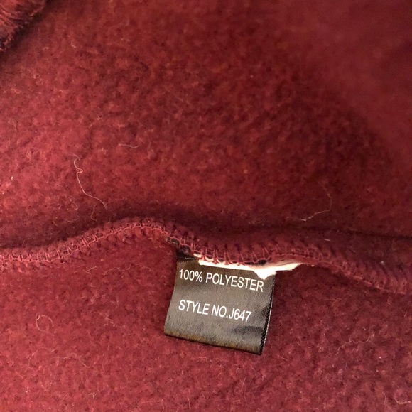 C’ettoi maroon double breasted peacoat - Picture 3 of 4